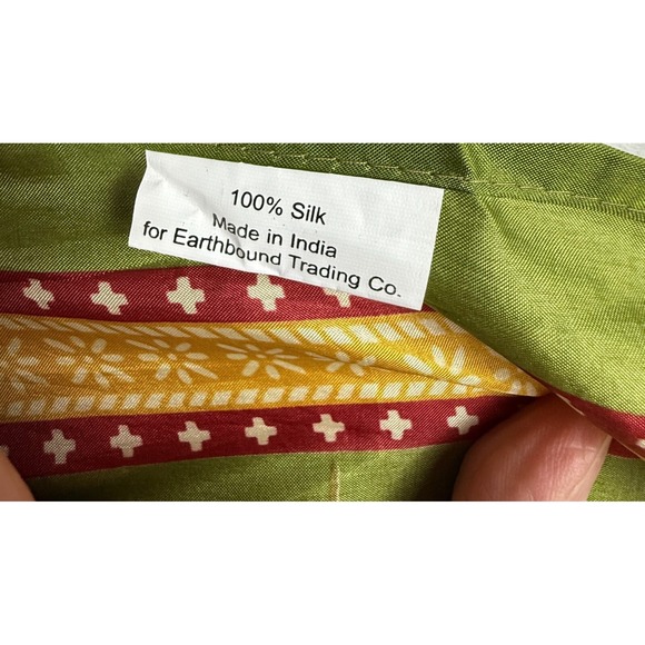 EARTHBOUND TRADING CO Sari Wrap Boho Skirt NWT One‎ Size Baroque Print - Picture 8 of 9